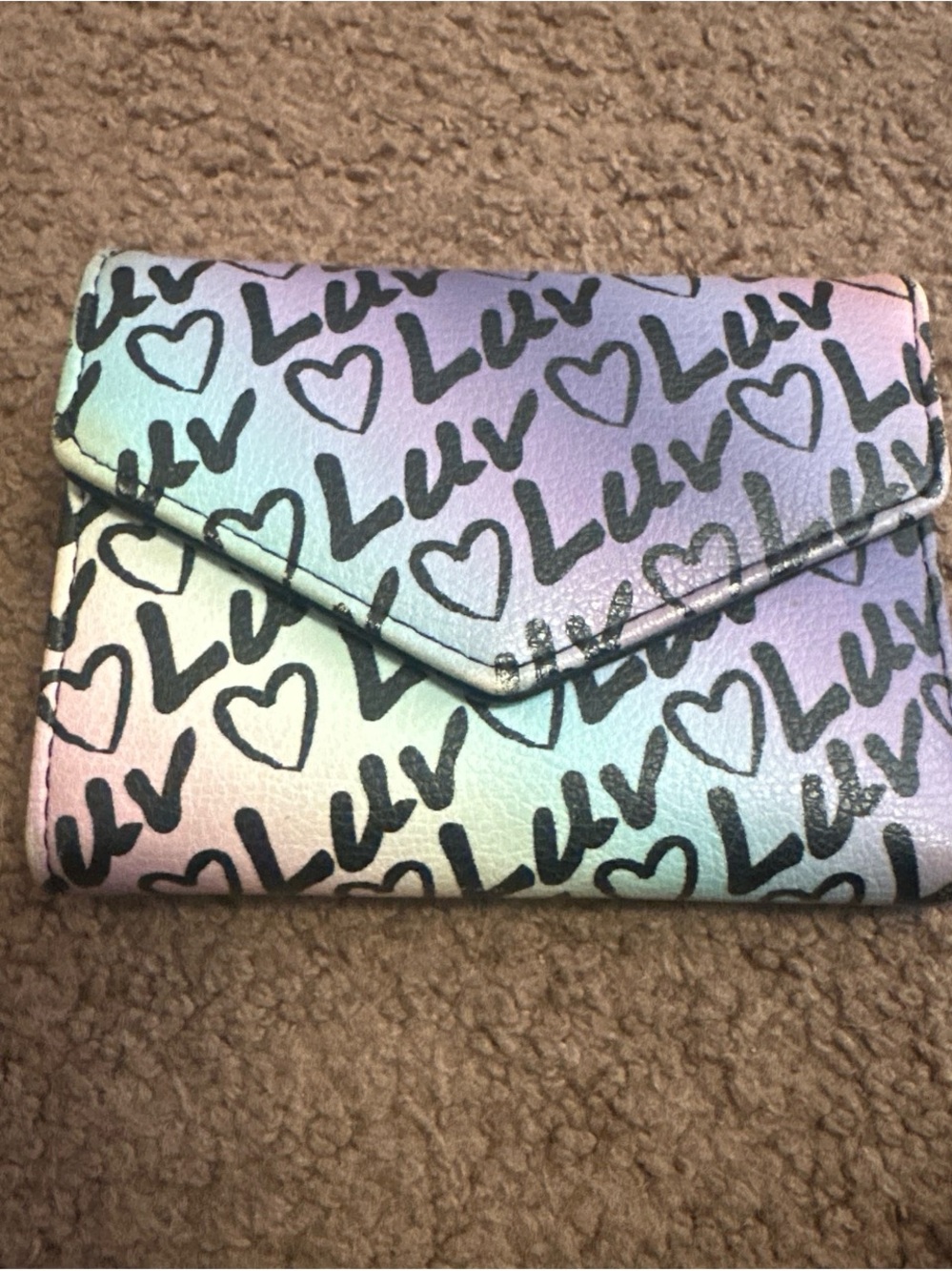 Luv Betsey by Betsey Johnson Envelope Wallet - Pastel Gradient